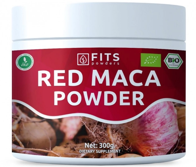 Bio červená Maca v prášku (300g) - Fits Supplements