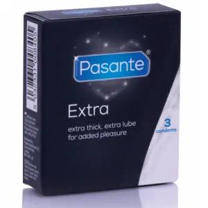 Kondómy Pasante "EXTRA THICK" 3ks