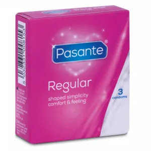 Kondómy Pasante - "REGULAR" 3 Ks