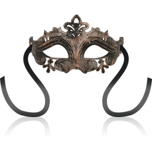 Bondage maska Ohmama Masks - Benátska štýl - medená