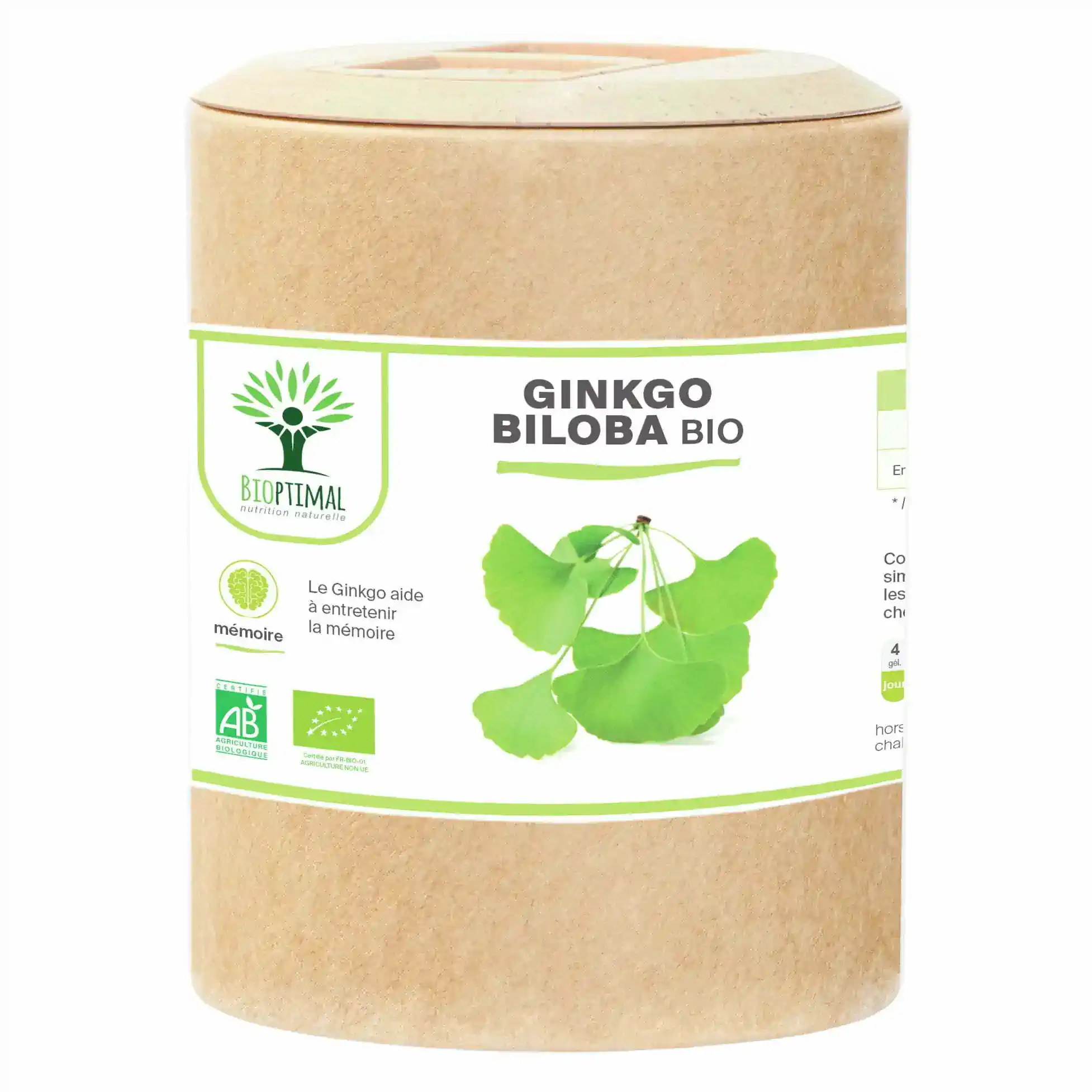 BIOPTIMAL - BIO Ginko Biloba (60 kapsúl)