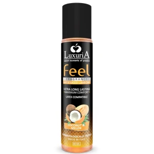 LUXURIA Intimateline - lubrikant na vodnej báze s préchuťou kokosu a melónuefektom - 60ml
