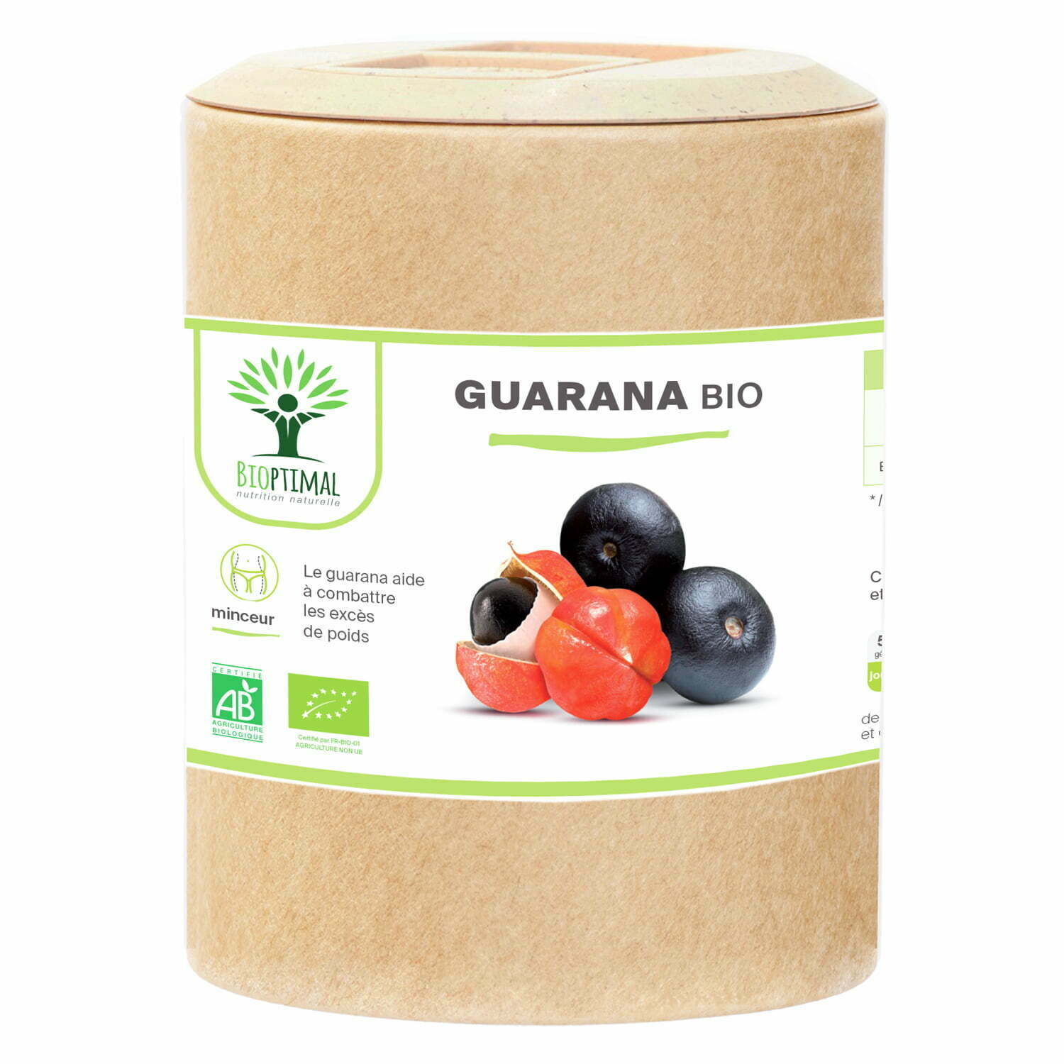 BIOPTIMAL - BIO Guarana (60kapsúl)