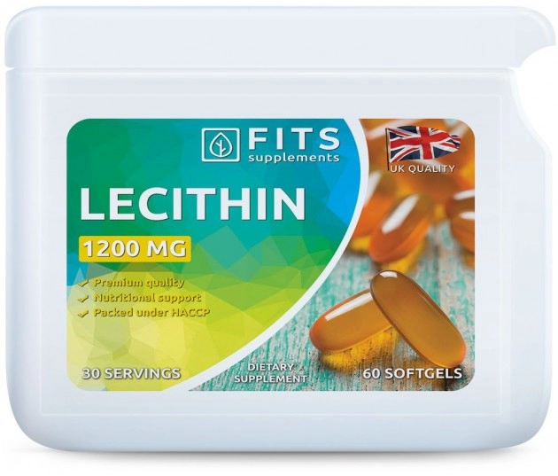 Lecitín 1200mg - 60softgelových kapsúl - Fits Supplements