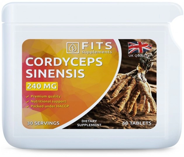 Cordyceps Sinensis 240mg - 60 tabliet - Fits Suplements