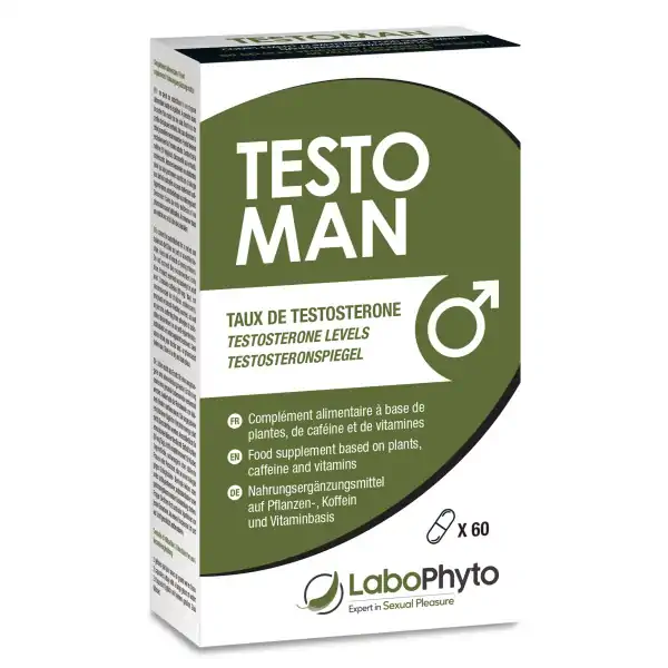 TestoMan - Zvýšenie hladiny testosterónu - LaboPhyto (60 kapsúl)
