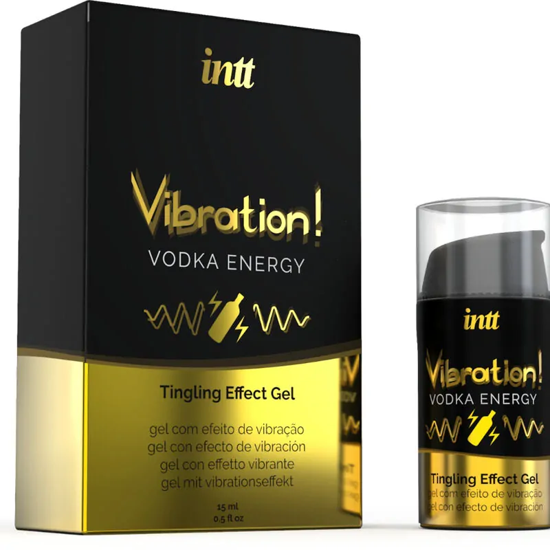 Účinný stimulačný gél INTT "tekutý vibrátor" - Vodka Energy- 15 ml