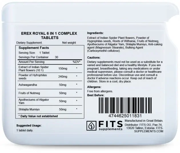 Erex Boost 6v1 Komplex - 30 tabliet