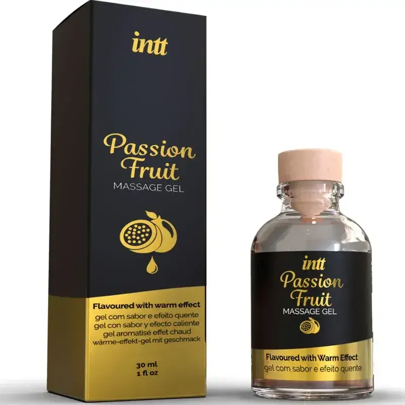 Intímny masážny olej INTT s príchuťou Maracuje 30ml