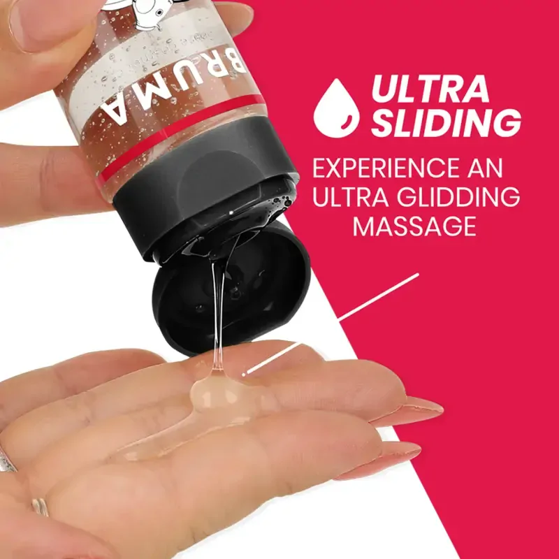 Prémiový masážny olej BRUMA - príchuť: jahoda 100ml