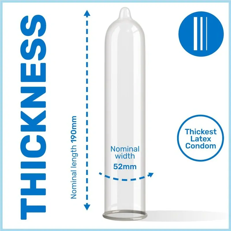 Kondómy Pasante "EXTRA THICK" 3ks
