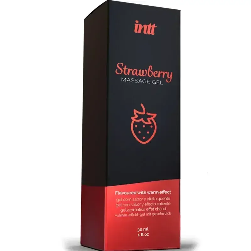 Intímny masážny olej INTT s príchuťou jahody 30ml
