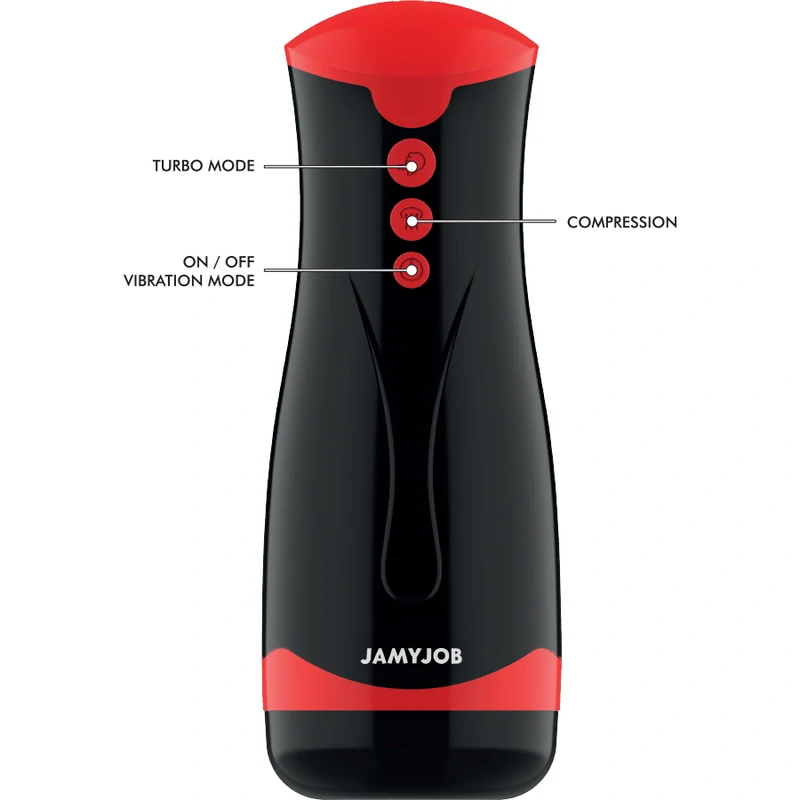 Mužský masturbátor JAMYJOB - JANGO COMPRESSION AND VIBRATION MASTURBATOR